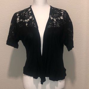 XXI Black Lace Cardigan